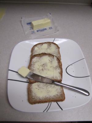 Butter Bread on both sides
