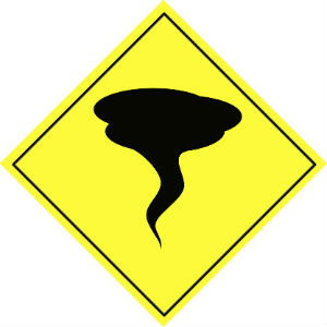 Tornado Warning Sign