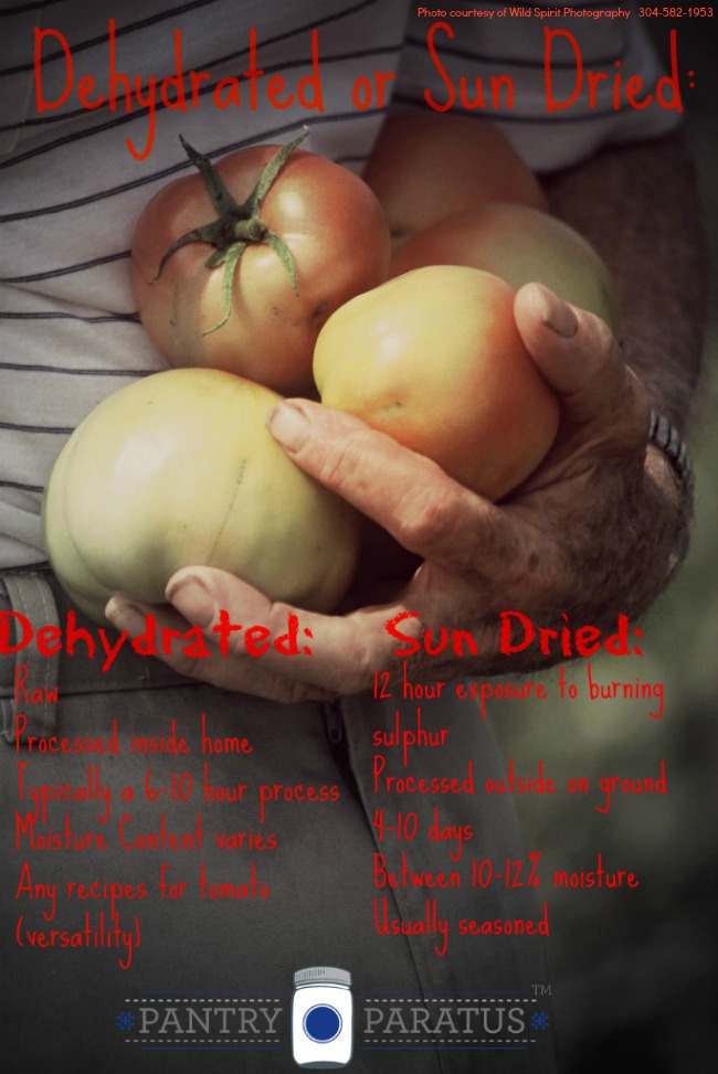 Sun Dried vs. Dehydrated