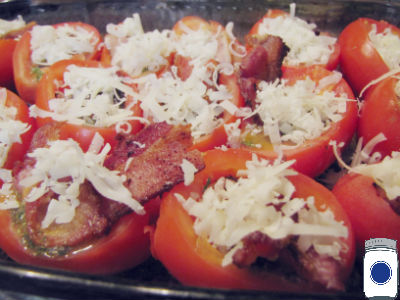 Stuffed Tomatoes with Bacon