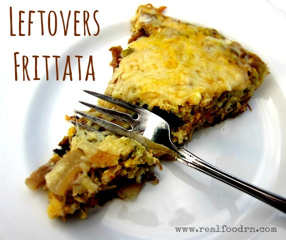 RealFoodRN & Leftovers Frittata