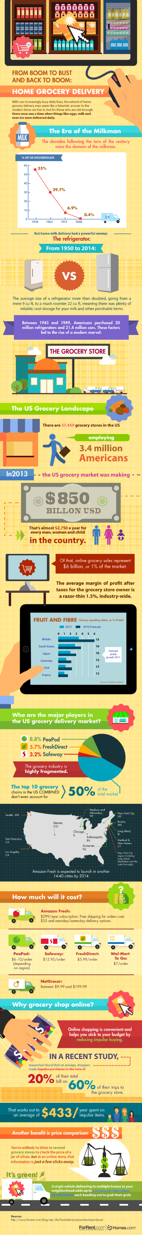 Home Delivery Infograph