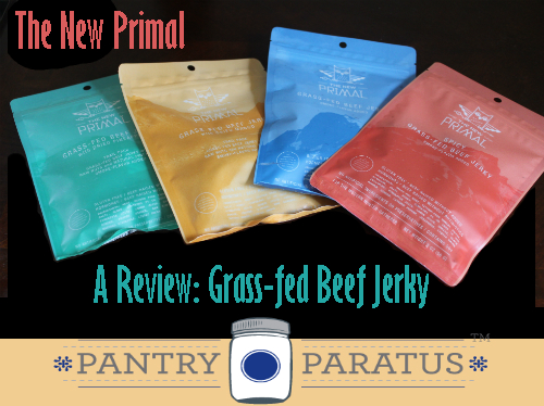 Grass-fed beef jerky from The New Primal