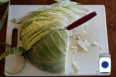 Cut Cabbage into small wedges