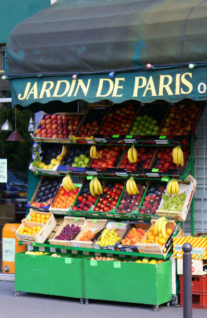 Parisian fruit market
