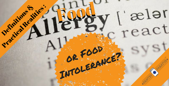 food allergy or food intolerance