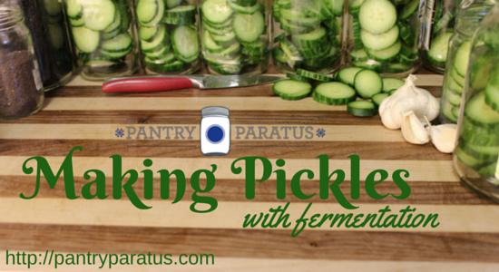 Making Pickles with Fermentation