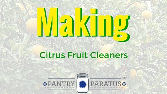 Making Citrus Fruit Cleaners