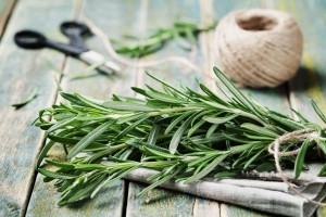 twine with rosemary