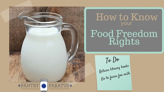 How to Know your Food Freedom Rights