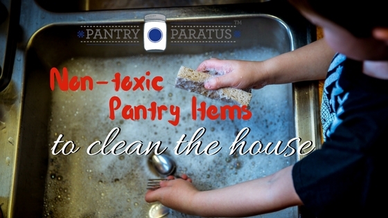 nontoxic pantry items to clean the house
