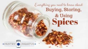Buying, Storing, and Using Spices