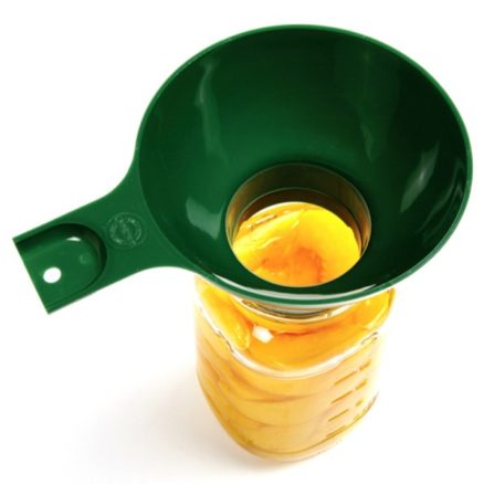 funnel with jar